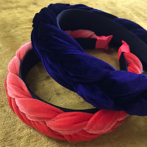 Gorgeous braided velvet headbands - Picture 2 of 3